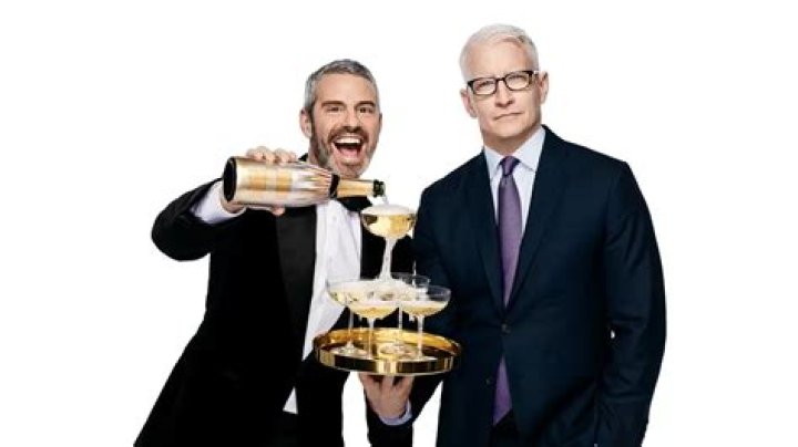 Andy Cohen and Anderson Cooper Bring Booze Back to CNN to Toast 2024 |