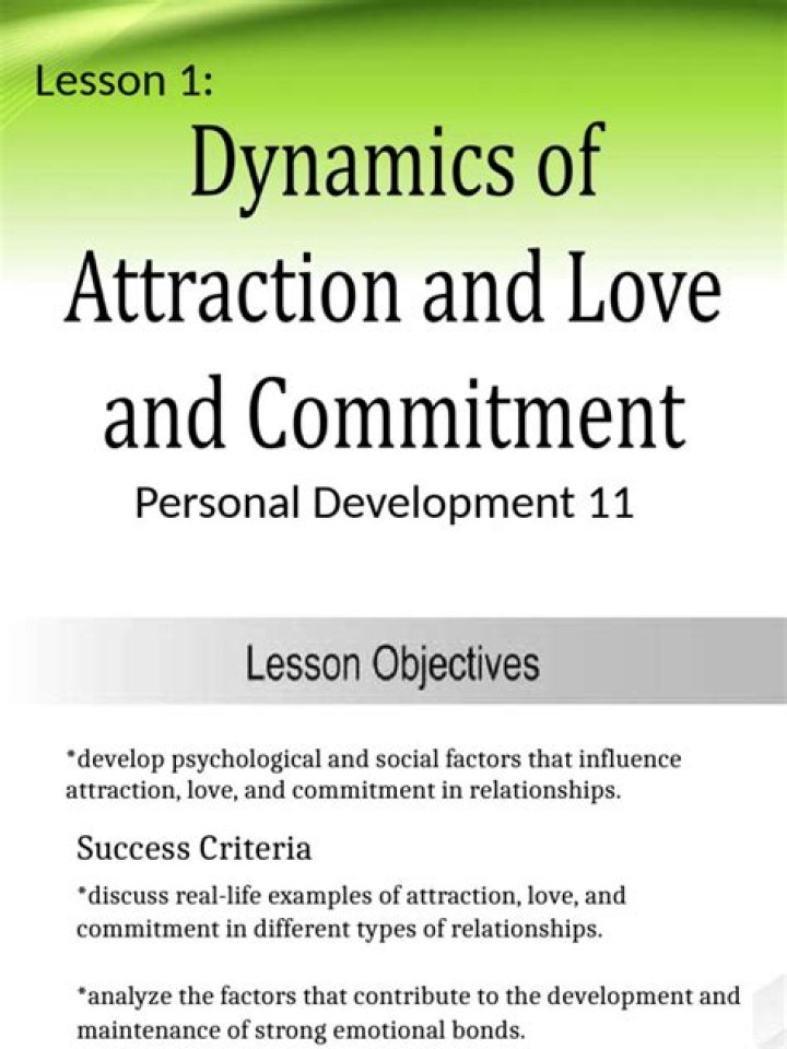 Discover Love, Passion, And Commitment