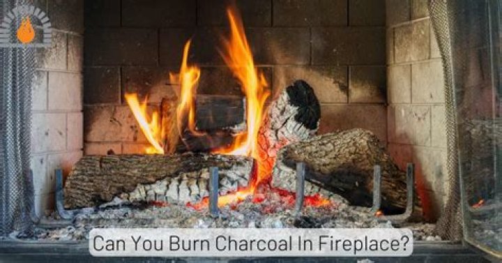 Is it safe to use charcoal in a fireplace?