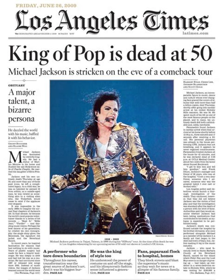 Michael Jackson Autopsy Report The Cause Of