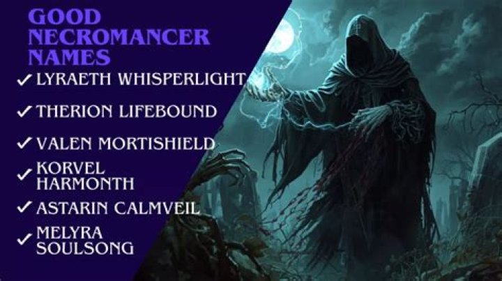 Unveiling The Secrets To Cool Necromancer Names: Discover Uncanny Insights