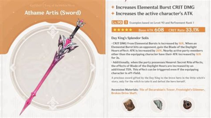 What is Monas signature weapon?