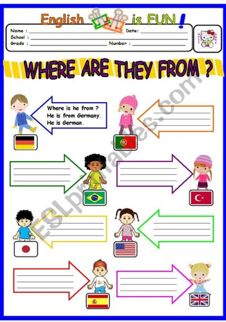 Where Are They From? |